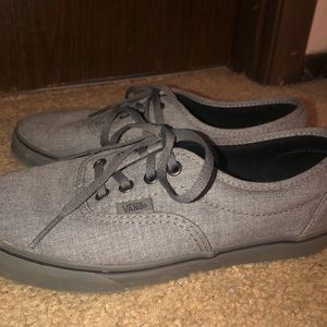 hardly worn gray vans!